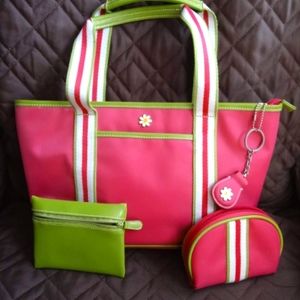 3 pc tote bag set. Like new condition.